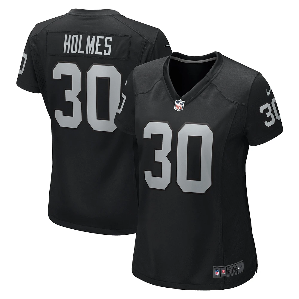 Women's Nike Darnay Holmes Black Las Vegas Raiders Game Jersey