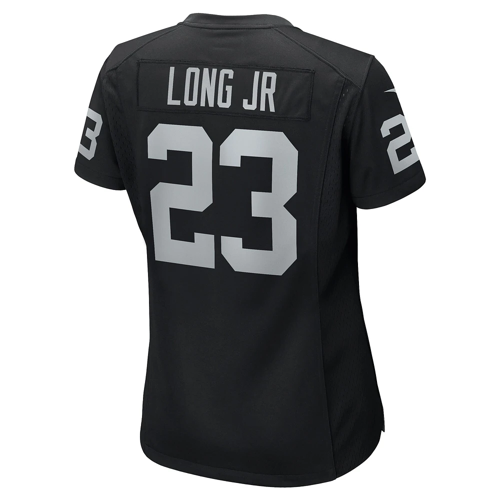 Women's Nike David Long Jr.  Black Las Vegas Raiders Team Game Jersey
