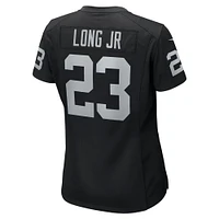 Women's Nike David Long Jr.  Black Las Vegas Raiders Team Game Jersey