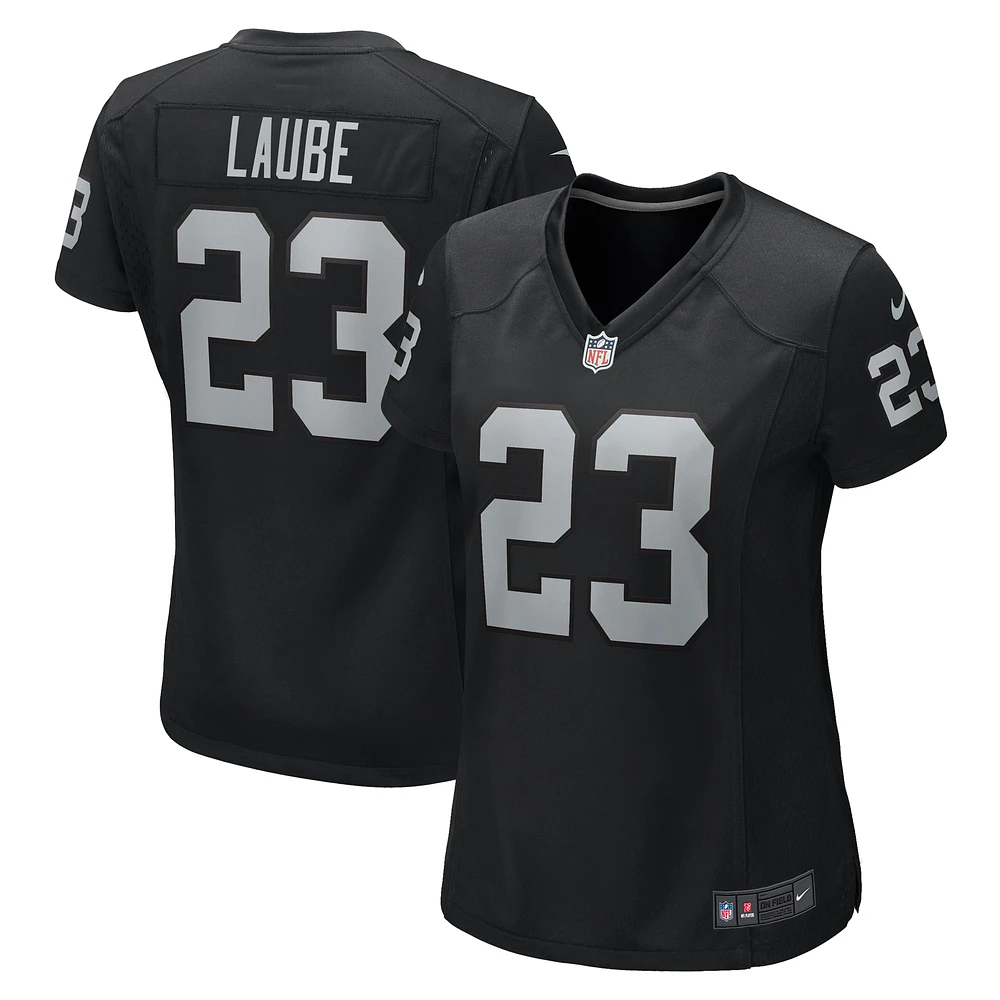 Maillot Nike Dylan Laube pour femme, noir, des Las Vegas Raiders