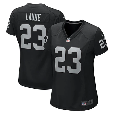 Maillot Nike Dylan Laube pour femme, noir, des Las Vegas Raiders