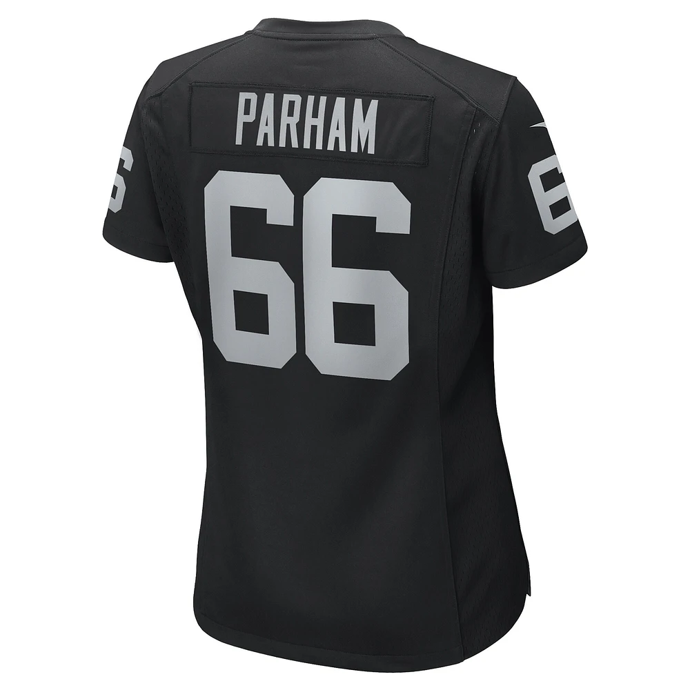 Women's Nike Dylan Parham Black Las Vegas Raiders Game Player Jersey