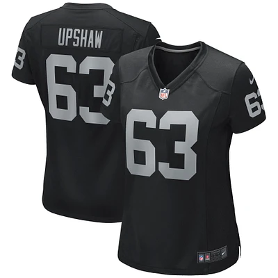 Maillot de joueur retraité Nike Gene Upshaw pour femme, noir, Las Vegas Raiders Game