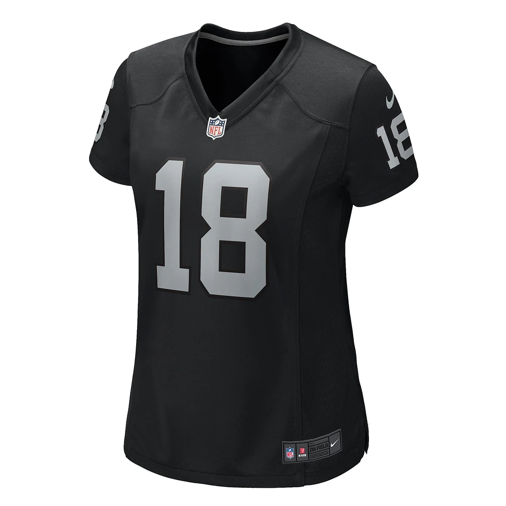 Women's Nike Jack Jones  Black Las Vegas Raiders Game Jersey