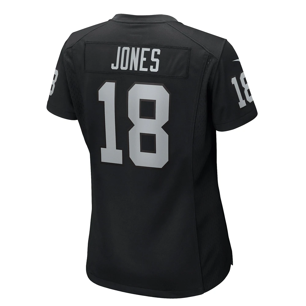 Women's Nike Jack Jones  Black Las Vegas Raiders Game Jersey