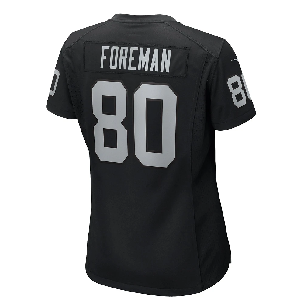 Women's Nike Jeff Foreman  Black Las Vegas Raiders Game Jersey