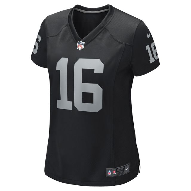 Maillot de joueur retraité Nike Jim Plunkett pour femme des Las Vegas Raiders Game noir