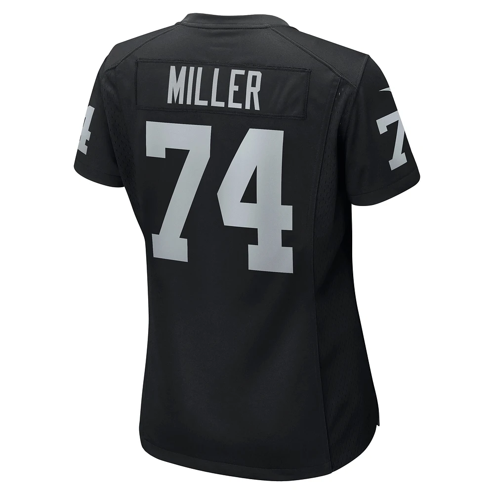 Women's Nike Kolton Miller Black Las Vegas Raiders Game Jersey