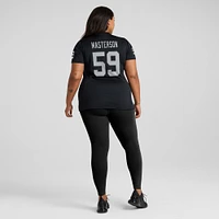 Women's Nike Luke Masterson Black Las Vegas Raiders Game Player Jersey