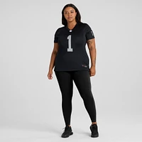 Women's Nike Number 1 Bride Black Las Vegas Raiders Game Jersey