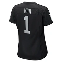 Women's Nike Number 1 Mom Black Las Vegas Raiders Game Jersey