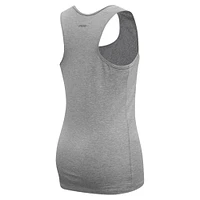 Women's Pro Standard Gray Las Vegas Raiders Triple Tonal Racerback Tank Top