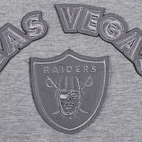 Women's Pro Standard Gray Las Vegas Raiders Triple Tonal Racerback Tank Top