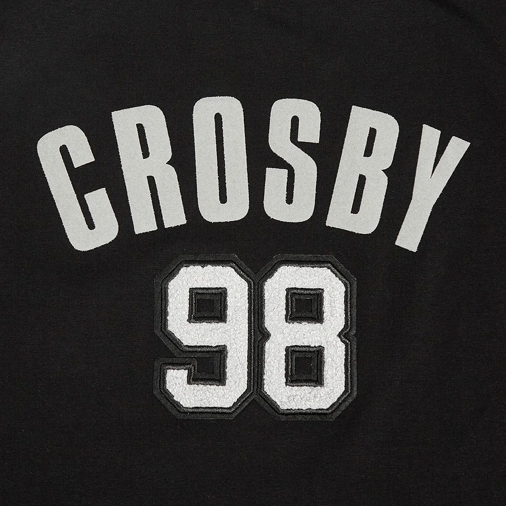 Women's Pro Standard Maxx Crosby Black Las Vegas Raiders Player Name & Number Cropped Boxy T-Shirt
