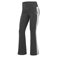 Pantalon de yoga noir Las Vegas Raiders pour femme WEAR by Erin Andrews