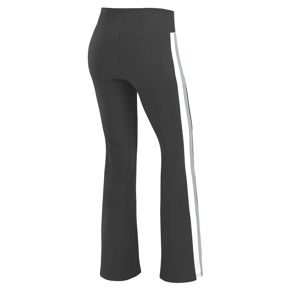 Pantalon de yoga noir Las Vegas Raiders pour femme WEAR by Erin Andrews