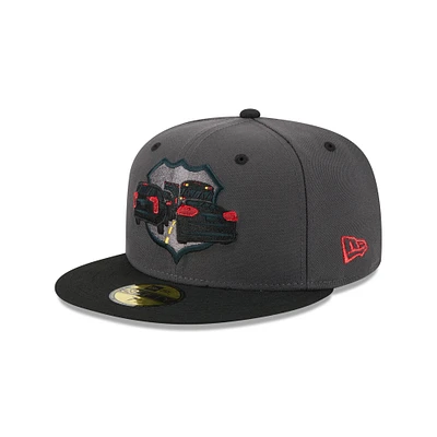 Casquette ajustée 59FIFTY grise New Era pour homme