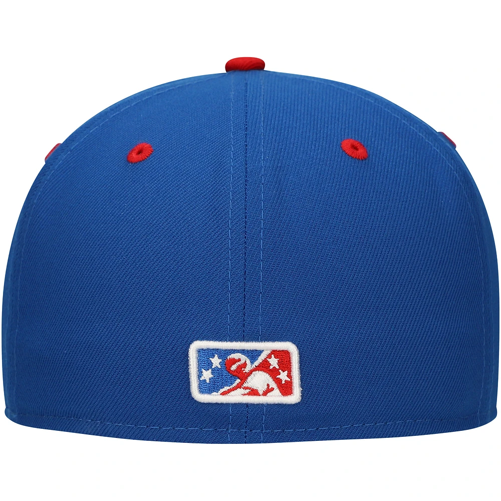 Men's New Era Blue Coquís de Lehigh Valley Copa la Diversión 59FIFTY Fitted Hat
