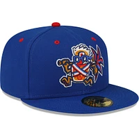 Men's New Era Blue Lehigh Valley IronPigs Copa De La Diversion 59FIFTY Fitted Hat