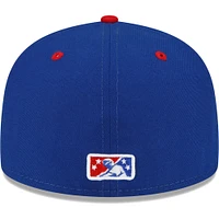 Men's New Era Blue Lehigh Valley IronPigs Copa De La Diversion 59FIFTY Fitted Hat