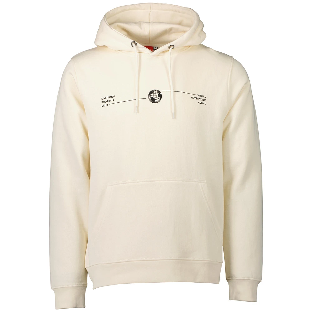 Men's Cream Liverpool Fashion Pullover Hoodie