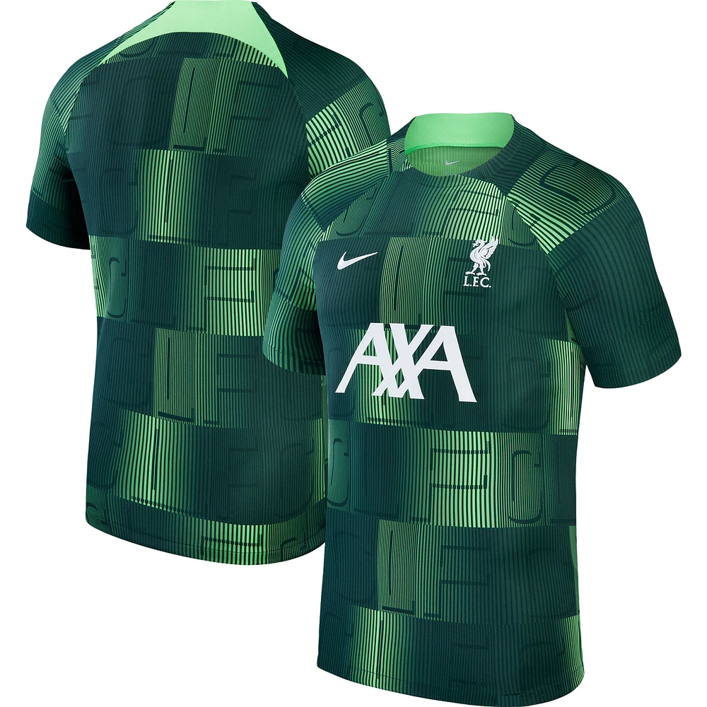 Haut d'Avant-Match Nike Liverpool 2023/24 Academy Pro Homme Vert