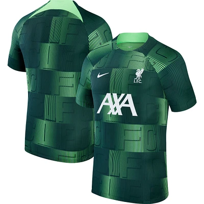 Haut d'Avant-Match Nike Liverpool 2023/24 Academy Pro Homme Vert
