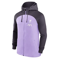 Men's Nike Purple Liverpool 2023 Strike Raglan Full-Zip Track Jacket