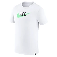 Men's  Nike White Liverpool Swoosh T-Shirt