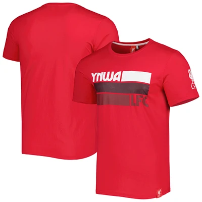 T-shirt arrondi rouge Liverpool pour homme