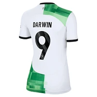 Women's Nike Darwin Núñez White Liverpool 2023/24 Away Replica Jersey
