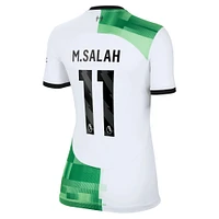 Women's Nike Mohamed Salah White Liverpool 2023/24 Away Replica Player Jersey