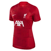 Haut d'avant-match Nike Liverpool 2023/24 pour femme rouge