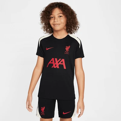 Youth Nike Black Liverpool 2024/25 Strike Training Performance Top