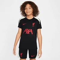 Youth Nike Black Liverpool 2024/25 Strike Training Performance Top