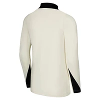 Youth Nike  Cream Liverpool 2024/25 Strike Drill Performance Quarter-Zip Pullover Top