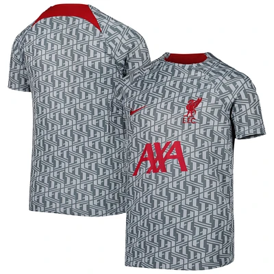 Haut d'avant-match Nike Liverpool gris pour enfant