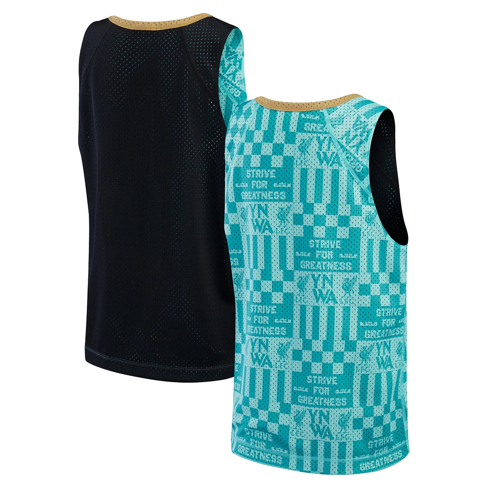 Maillot de basket-ball réversible Nike Sarcelle Liverpool x LeBron James Collection 2023/24 pour jeunes