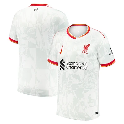 Maillot réplique pour jeunes Nike Liverpool 2024/25 blanc troisième
