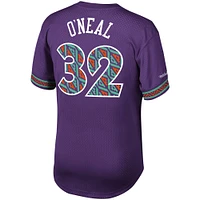 Men's Mitchell & Ness Shaquille O'Neal Purple NBA Mesh T-Shirt