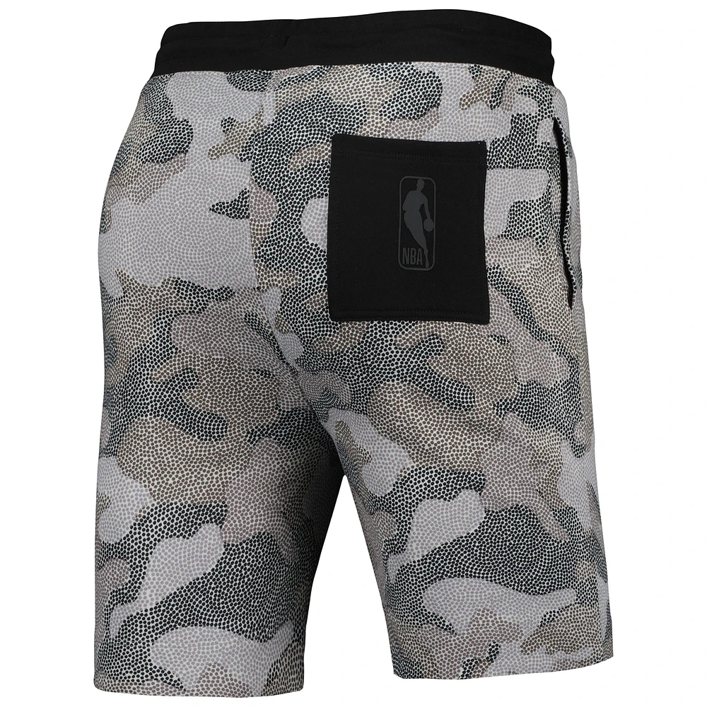 Men's NBA x Hugo Boss Logo Gear Black Slam Camo Shorts