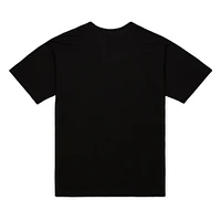 Unisex Mitchell & Ness Jayson Tatum Black NBA Real Big Face Player T-Shirt