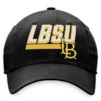 Casquette réglable Top of the World Long Beach State 49ers Slice noire pour homme