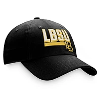 Casquette réglable Top of the World Long Beach State 49ers Slice noire pour homme