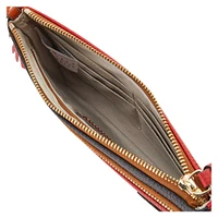 Dooney & Bourke Los Angeles Angels Infield Double-Zip Wristlet