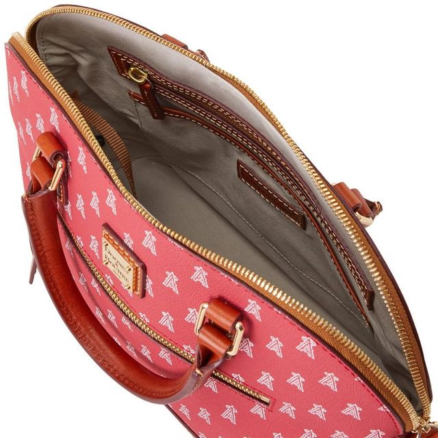 Dooney & Bourke Los Angeles Angels Signature Dôme Zip Satchel Purse