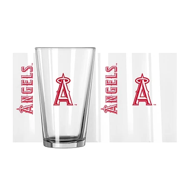Anges de Los Angeles 16 oz. Verre à pinte Team Wordmark Game Day