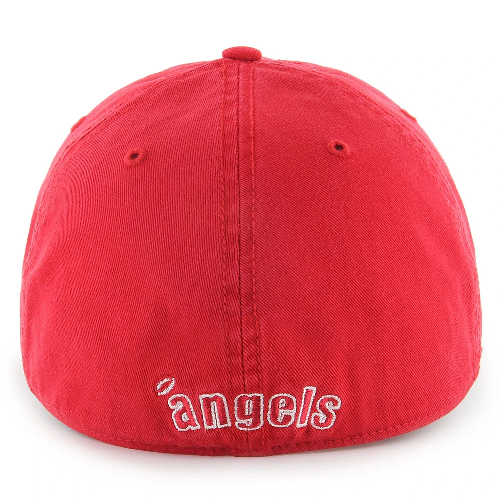 Men's '47 Red Los Angeles Angels Cooperstown Collection Franchise Fitted Hat