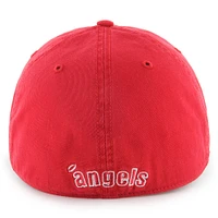 Men's '47 Red Los Angeles Angels Cooperstown Collection Franchise Fitted Hat