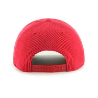 Casquette ajustable en velours côtelé rouge Los Angeles Angels '47 pour homme